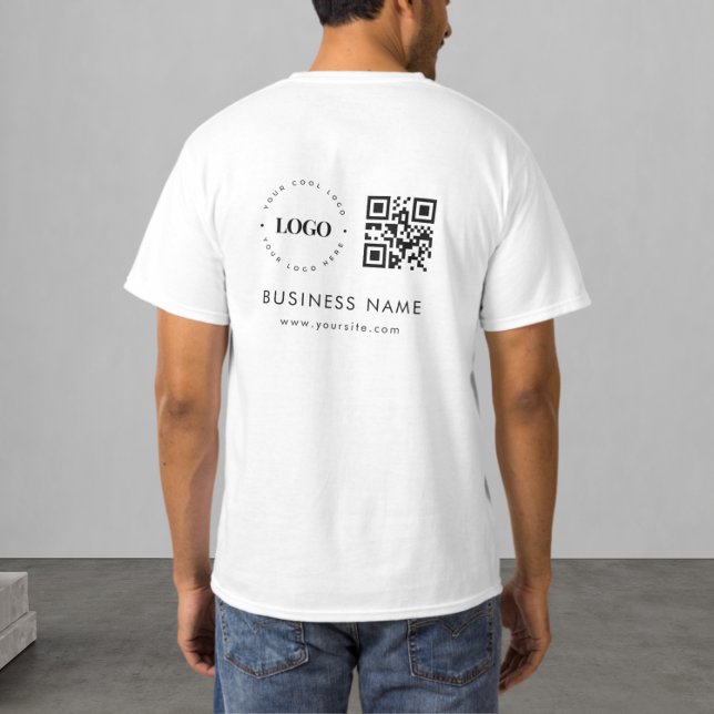 QR Code Scan & Text für benutzerdefinierte Unterne T-Shirt (Von Creator hochgeladen)