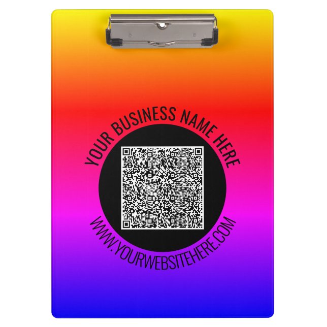 QR-Code-Scan und benutzerdefinierte Text-Zwischena Klemmbrett (Vorderseite)