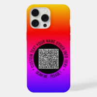 QR-Code-Scan und iPhone-Fall mit benutzerdefiniert