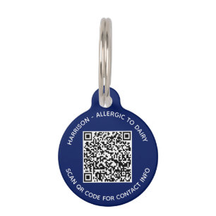 QR Code scannable kontaktlose Informationen benutz Haustiermarke