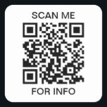 QR-Code scannen Quadratischer Aufkleber<br><div class="desc">Scannen Sie mir QR-Code-Aufkleber. Erstellen Sie für Ihr Unternehmen einen eigenen,  individuell scannbaren QR-Code-Aufkleber.</div>
