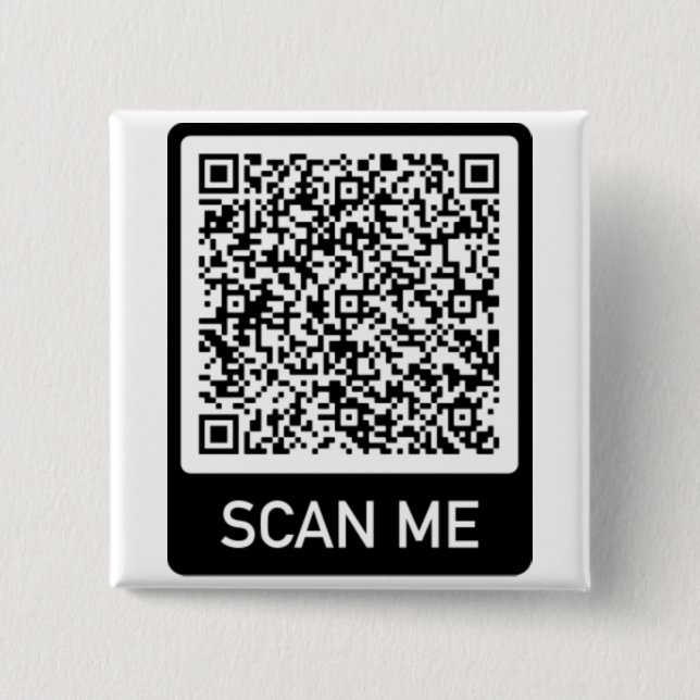 QR-Code - Schaltfläche "Berufliche Personalisierte Button (Vorderseite)