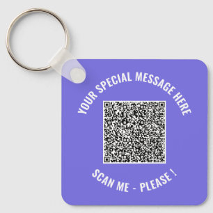 QR-Code-Schlüsselanhänger-Geschenk mit besonderer  Schlüsselanhänger