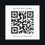 QR-Code Schwarz und Weiß Quadratische Visitenkarte<br><div class="desc">Erstellen Sie Ihre eigene Visitenkarte mit QR Code. Für eine weiter gehende Anpassung dieses Designs klicken Sie bitte auf den Link "Weitere Anpassung".</div>
