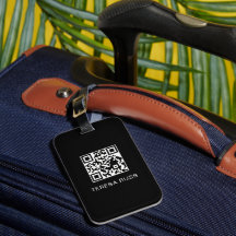QR-Code Schwarzes modernes stilvolles virtuelles K