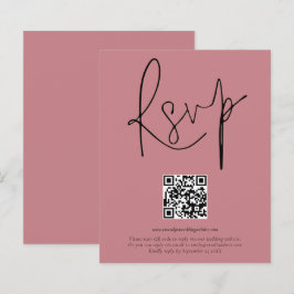 QR Code Skript Hochzeit Dusty Rose UAWG