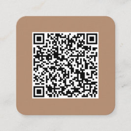 QR-Code-Social Media-Modern-Einfach-Beruflicher Sq Quadratische Visitenkarte