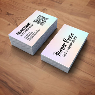 QR-Code Social Media Moderne Visitenkarte
