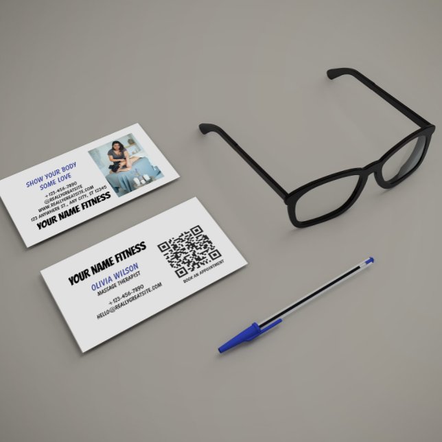 QR-Code Social Media Moderne Visitenkarte (Von Creator hochgeladen)