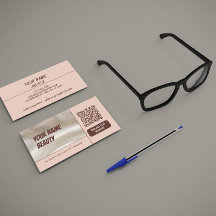 QR-Code Social Media Moderne Visitenkarte