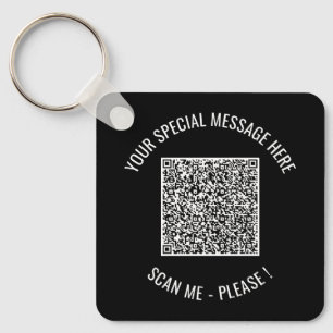 QR-Code-Sondernachricht-Schlüsselanhänger - Überra Schlüsselanhänger