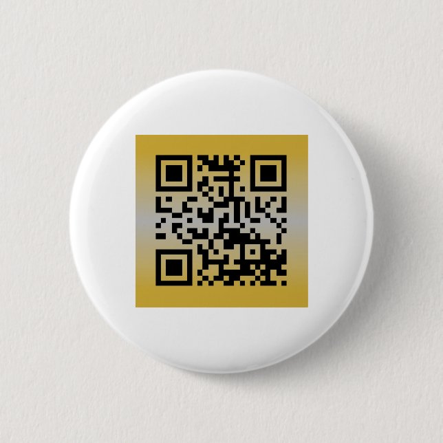 QR Code® Sprichwort: DAS NEUE JAHR Button (Vorderseite)