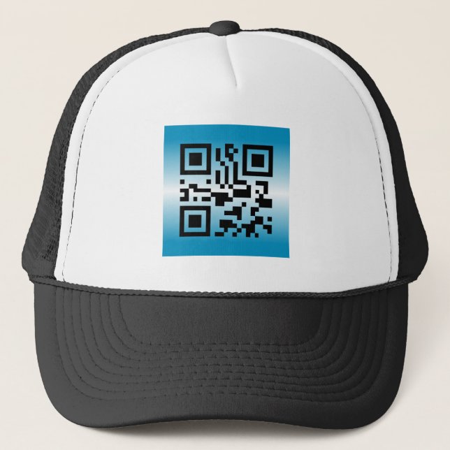 QR Code® Sprichwort: EIN GROSSES WOCHENENDE Truckerkappe (Vorderseite)
