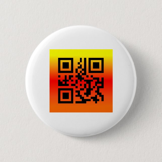 QR Code® Sprichwort: GLÜCKLICH DANKSGIVIVING Button (Vorderseite)