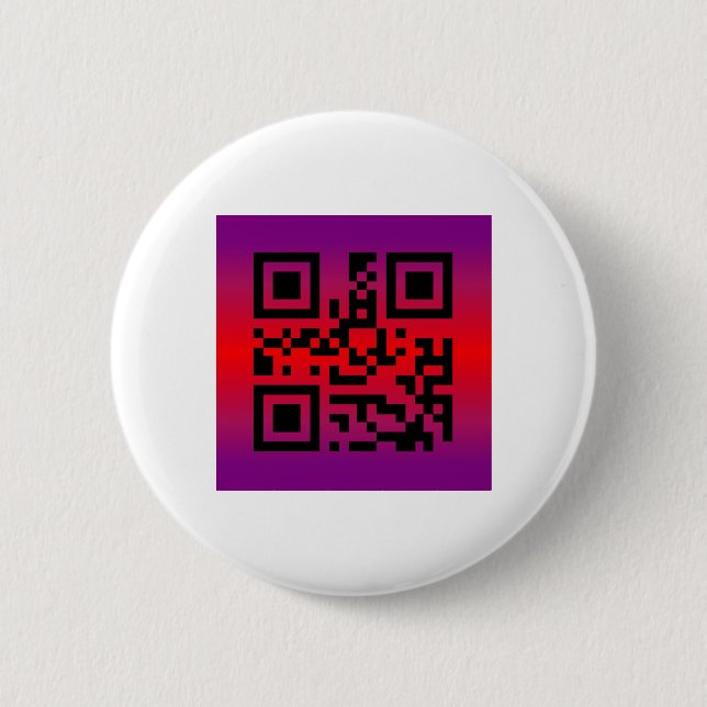 QR-Code®-Sprichwort: GLÜCKLICH EASTER Button (Vorderseite)