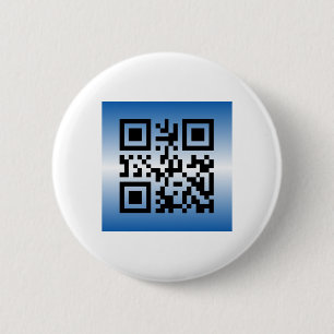 QR Code® Sprichwort: GLÜCKLICH HANUKKAH Button