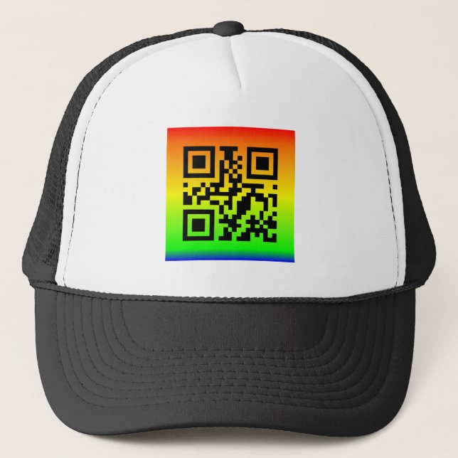 QR Code® Sprichwort: JOY Truckerkappe (Vorderseite)