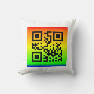QR Code® Sprichwort: LIEBE Kissen