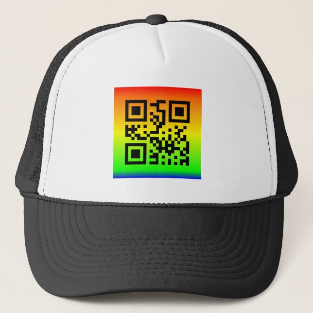 QR Code® Sprichwort: LIEBE Truckerkappe (Vorderseite)