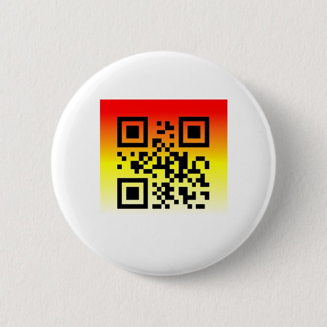 QR Code® Sprichwort: SIE WERDEN EINGELADEN Button (Vorderseite)