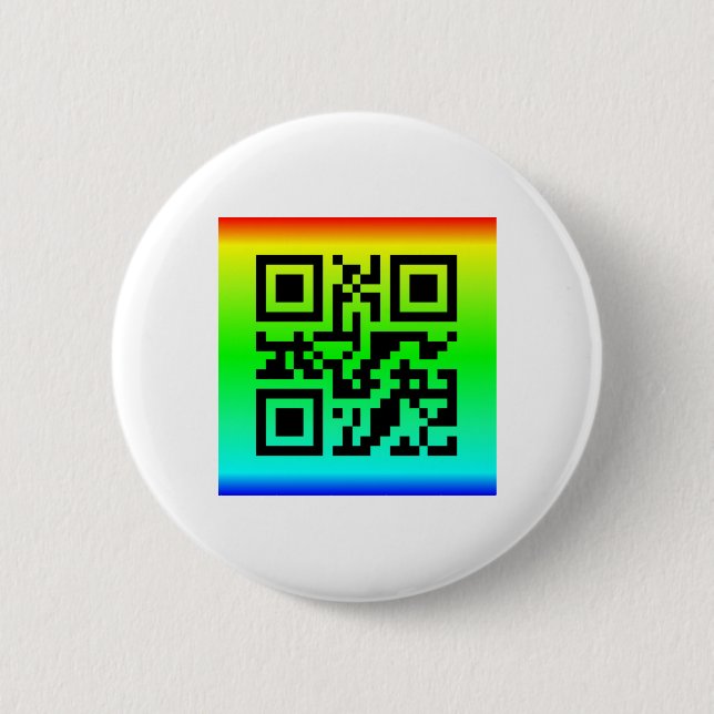 QR Code® Sprichwort: SMILE Button (Vorderseite)