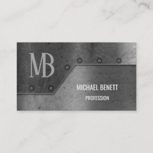 QR-Code   Steel Wall Monogram Visitenkarte