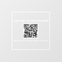 QR-Code-Sticker für die Ladenfront - scann mich
