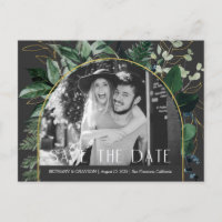 QR-Code, Stilvolles Modernes Botanisches Foto rett