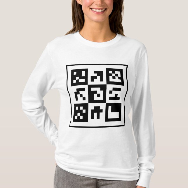 qr Code T-Shirt (Vorderseite)