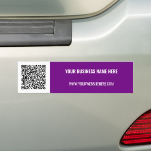 QR-Code Text Business Promotion Autoaufkleber