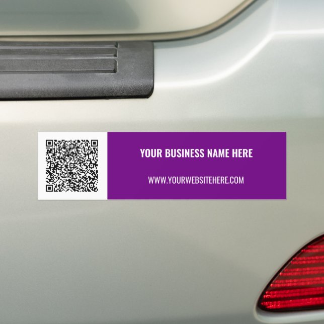 QR-Code Text Business Promotion Autoaufkleber (Auf Auto)