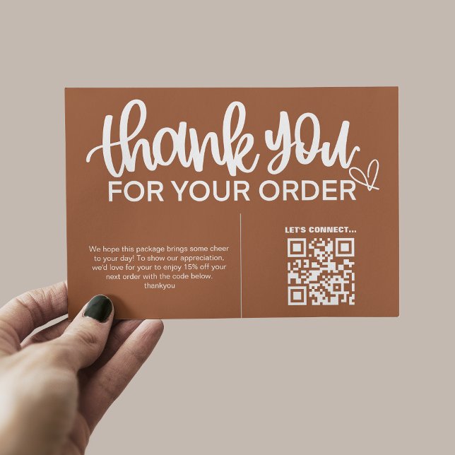 QR Code Thank For Your Purchase Package Insert (Von Creator hochgeladen)