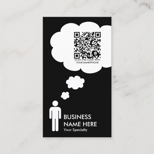 qr Code Theme Visitenkarte (Vorderseite)