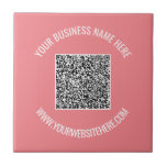QR-Code-Tile mit benutzerdefiniertem Text und Farb Fliese<br><div class="desc">Benutzerdefinierte Farben und Schriften - Tiles mit Ihrer QR-Code-Scan-Info und Beruflichen Text-Personalisierten Firmennamen Website Werbefirma Keramik Tile / Geschenk - Hinzufügen Sie Ihr QR-Code - Bild oder Logo / Name - Unternehmen / Website oder E-Mail oder Telefon - Kontaktinformationen / Adresse - Ändern und Entfernen / Hinzufügen von Elementen -...</div>