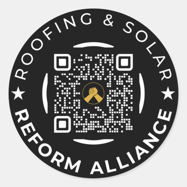 QR-Code-Tool-Circle-Sticker vor Verkauf Runder Aufkleber (Vorderseite)