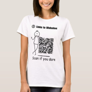 Qr Code Tshirts Liens vers des sites Web Analyser 