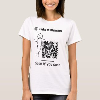 Qr Code Tshirts Links zu Websites prüfen, wenn Sie