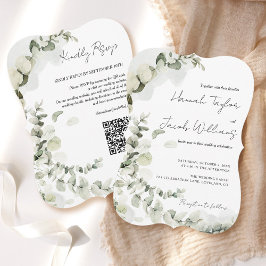 QR Code UAWG Eucalyptus Wedding Einladung