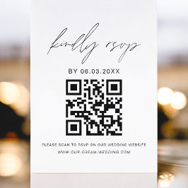QR Code UAWG Minimalistisch Wedding Website