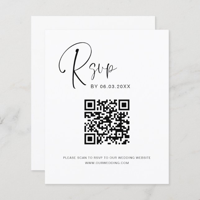 QR Code UAWG Wedding Website (Vorne/Hinten)
