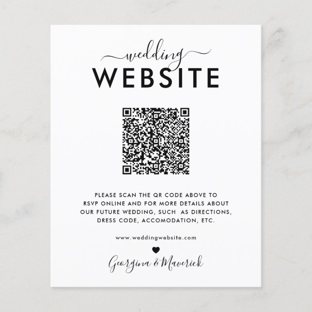 QR Code UAWG Wedding Website Details (Vorderseite)