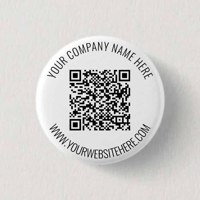 QR-Code und benutzerdefinierte Textschaltflächen F Button (Vorderseite)