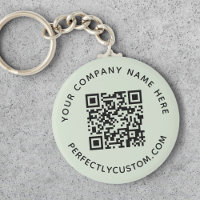 QR-Code und benutzerdefinierter Text leuchten grün