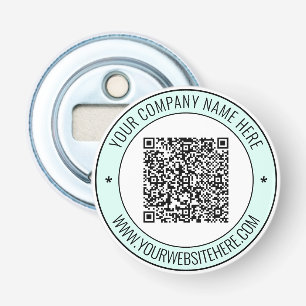 QR-Code und benutzerdefinierter Text Magnetic Bott Flaschenöffner
