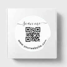 QR-Code und benutzerdefinierter Text rund um Aufkl