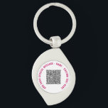 QR-Code und benutzerdefinierter Text-Schlüsselanhä Schlüsselanhänger<br><div class="desc">Benutzerdefinierter Schriftart und Farben - Ihr QR-Code und Ihr benutzerdefinierter Text-Business-Werbe- oder Moderne Persönliche Schlüsselanhänger / Geschenk - QR-Code hinzufügen - Bild oder Logo / Name - Benutzerdefinierter Text / mehr - Größe und Position ändern oder entfernen / Elemente hinzufügen - Bild / Text mit Anpassungstool. Wählen Sie / Fügen...</div>