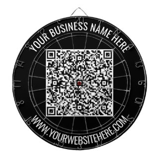 QR-Code und benutzerdefiniertes Textfeld-Dart-Main Dartscheibe