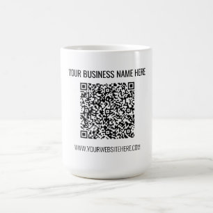 QR-Code und Berufliche Tasse für benutzerdefiniert