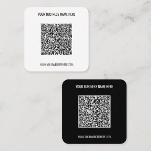 QR-Code und Berufliche Visitenkarte für den benutz