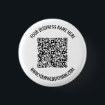 QR-Code und Beruflicher  Text Personalisiert Button<br><div class="desc">QR-Code und Beruflicher Text Personalisierte Firmenname Website Werbematerial / Geschenk - QR-Code hinzufügen - Bild oder Logo / Name - Unternehmen / Website oder E-Mail oder Telefon - Kontaktinformationen / Adresse oder Entfernen - Umformatieren und Entfernen / Hinzufügen von Elementen - Bild / Text mit Anpassungstool. Wählen Sie / Fügen...</div>